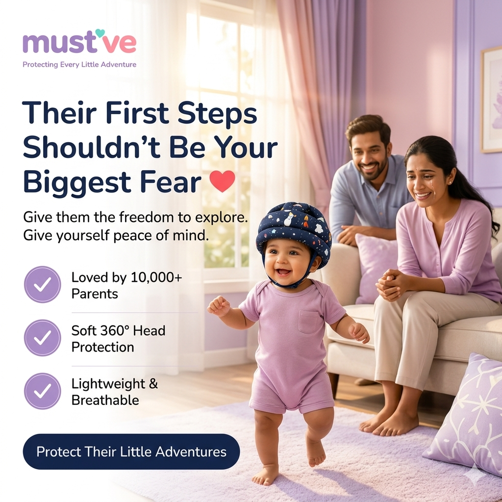 Baby Head Protection Helmet – Safety Cushion. Don’t Wait for the Fall