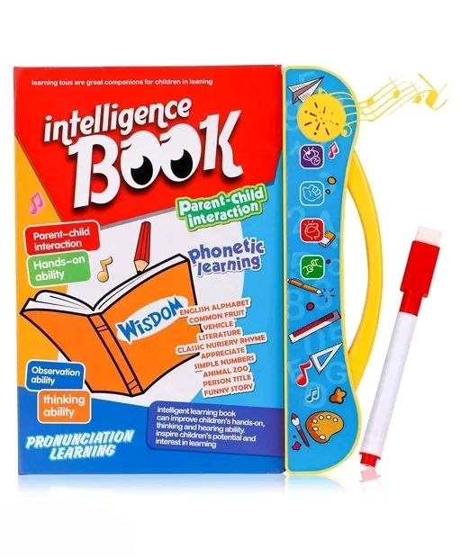 Smart Talking Learning Book for Kids (2–5 Years) | No Screen Learning Toy