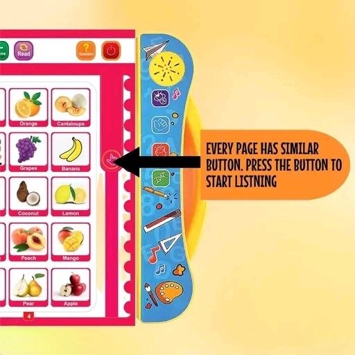 Smart Talking Learning Book for Kids (2–5 Years) | No Screen Learning Toy