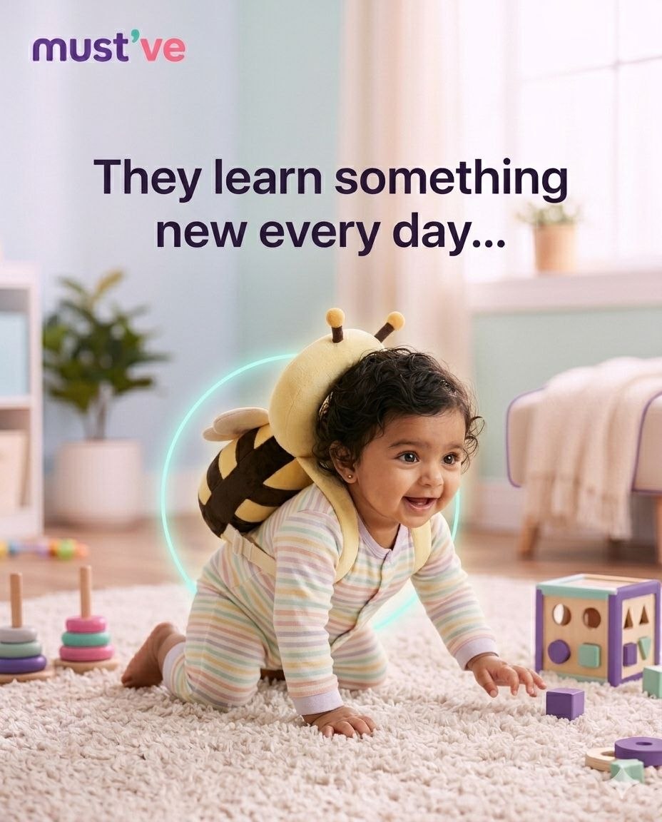 Baby Head Protection Backpack – Prevent Painful Falls During First Steps - PREPAID ONLY