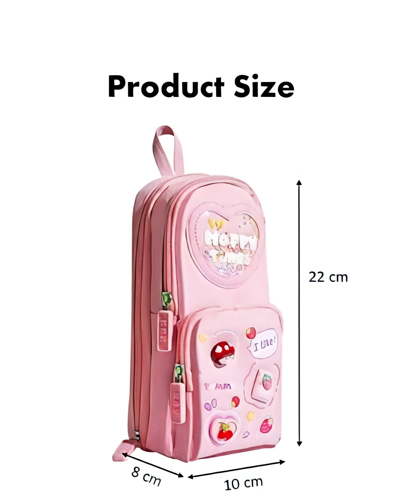 Make Your Child’s School Life Organized. PINK Smart pencil case with multiple compartments  No more messy bags!     Premium Large Capacity Cute Aesthetic Pencil Pouch for Girls & Kids (PINK)