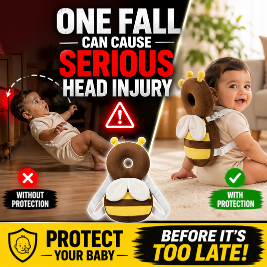 Baby Head Protection Backpack – Prevent Painful Falls During First Steps - Prepaid Offer